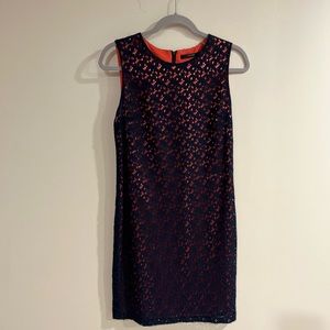 Tahari lace shift dress